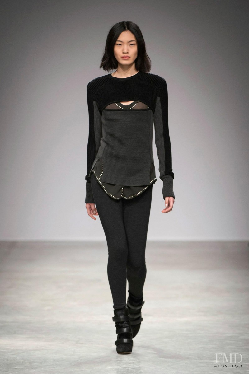Chiharu Okunugi featured in  the Isabel Marant fashion show for Autumn/Winter 2013