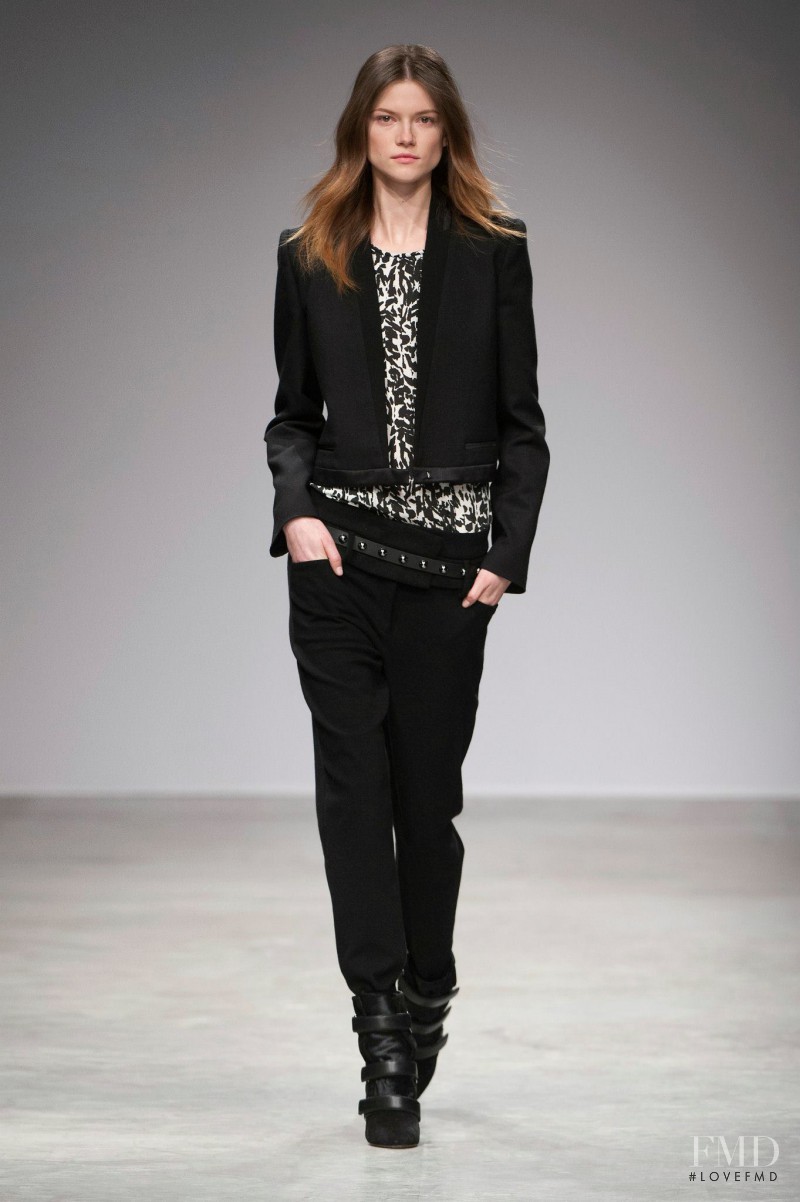 Kasia Struss featured in  the Isabel Marant fashion show for Autumn/Winter 2013