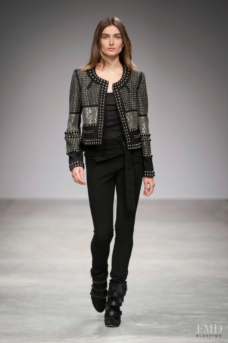 Andreea Diaconu featured in  the Isabel Marant fashion show for Autumn/Winter 2013