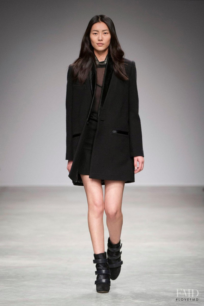 Liu Wen featured in  the Isabel Marant fashion show for Autumn/Winter 2013
