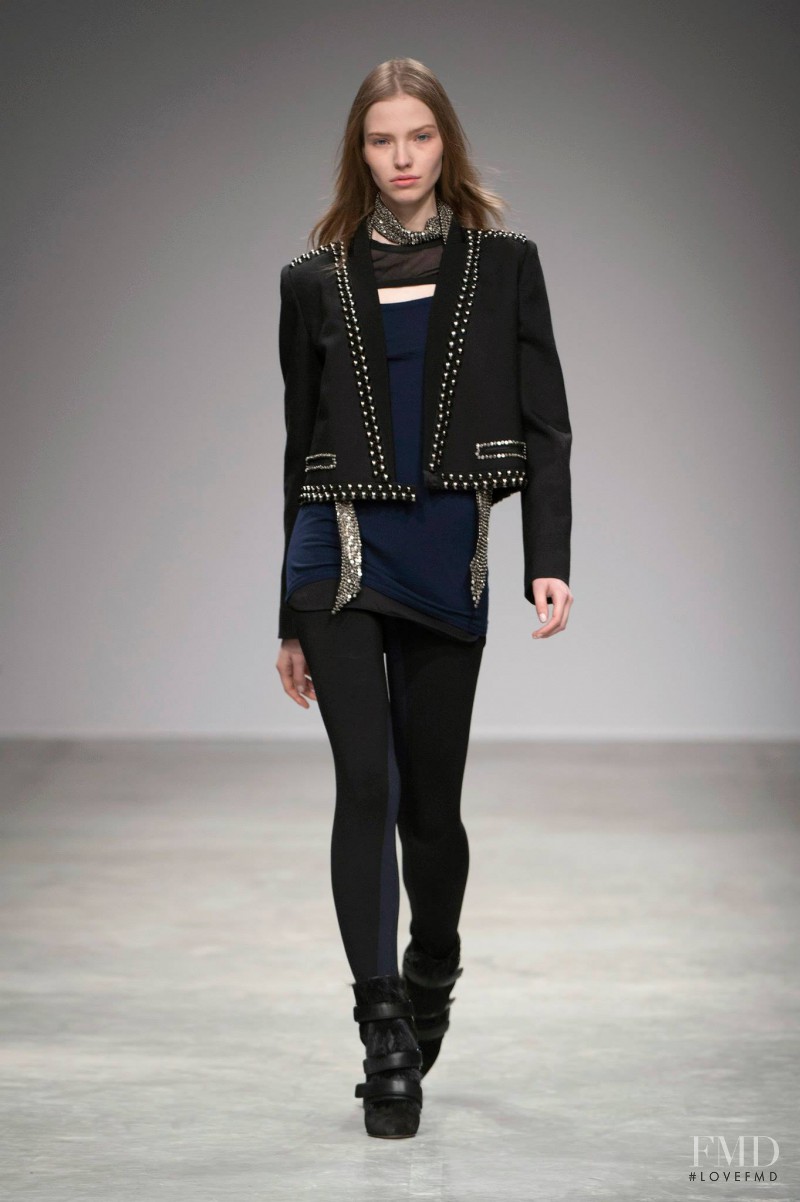 Sasha Luss featured in  the Isabel Marant fashion show for Autumn/Winter 2013