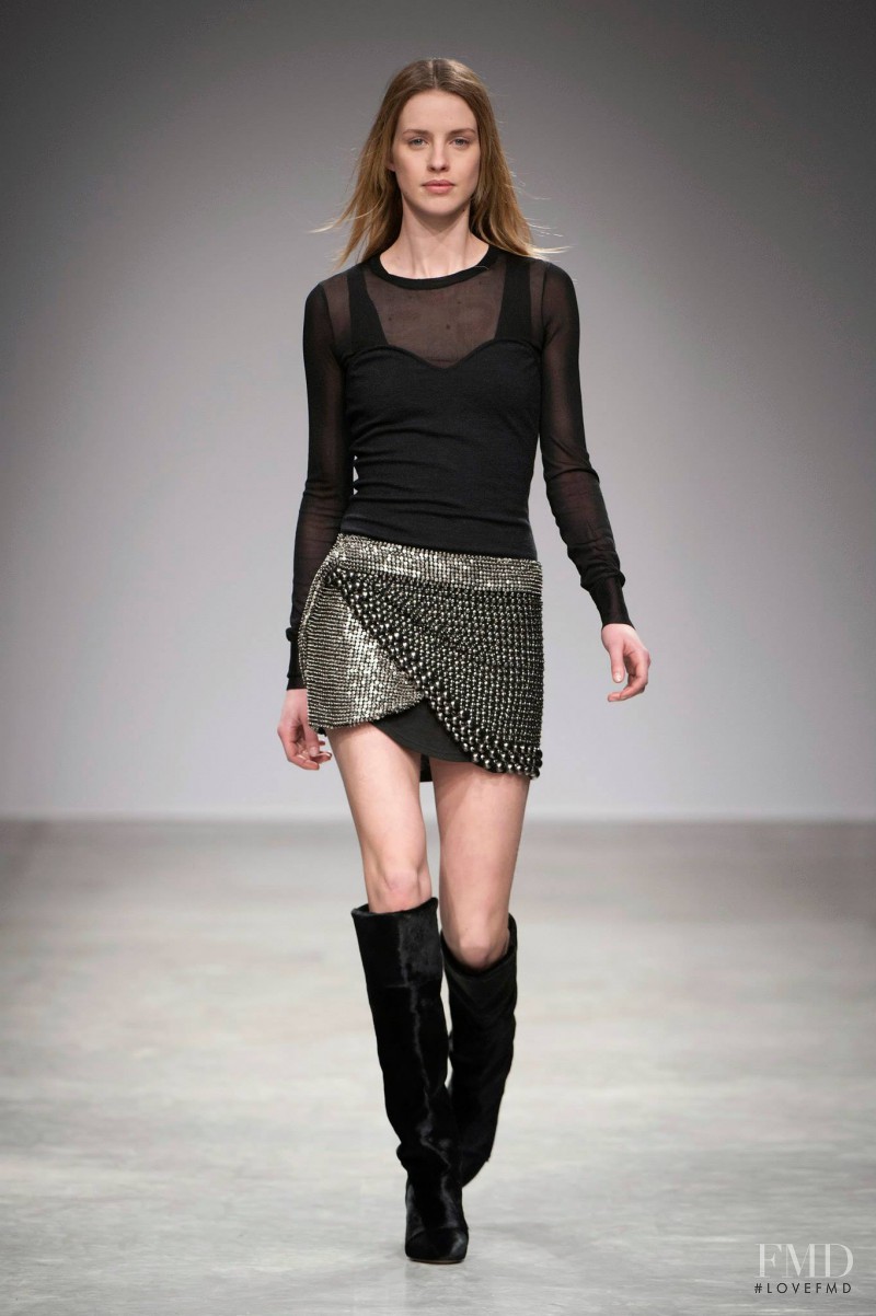 Julia Frauche featured in  the Isabel Marant fashion show for Autumn/Winter 2013