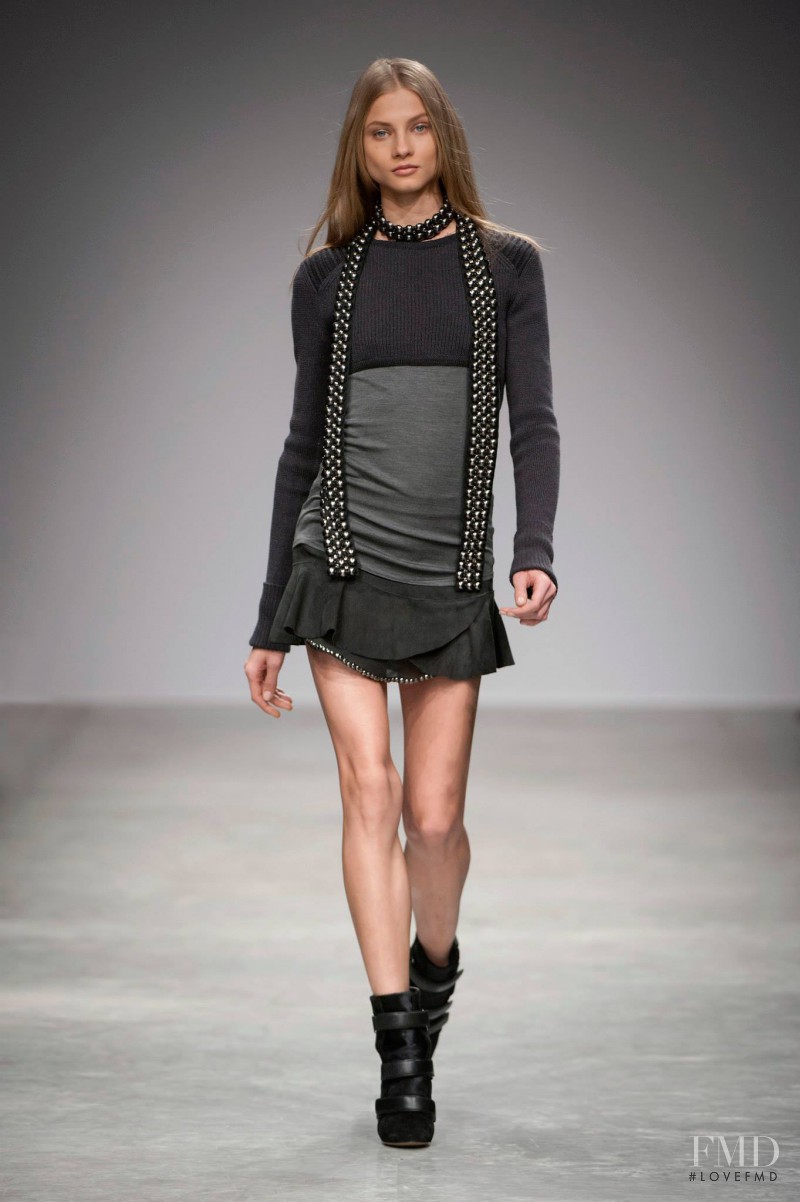 Anna Selezneva featured in  the Isabel Marant fashion show for Autumn/Winter 2013