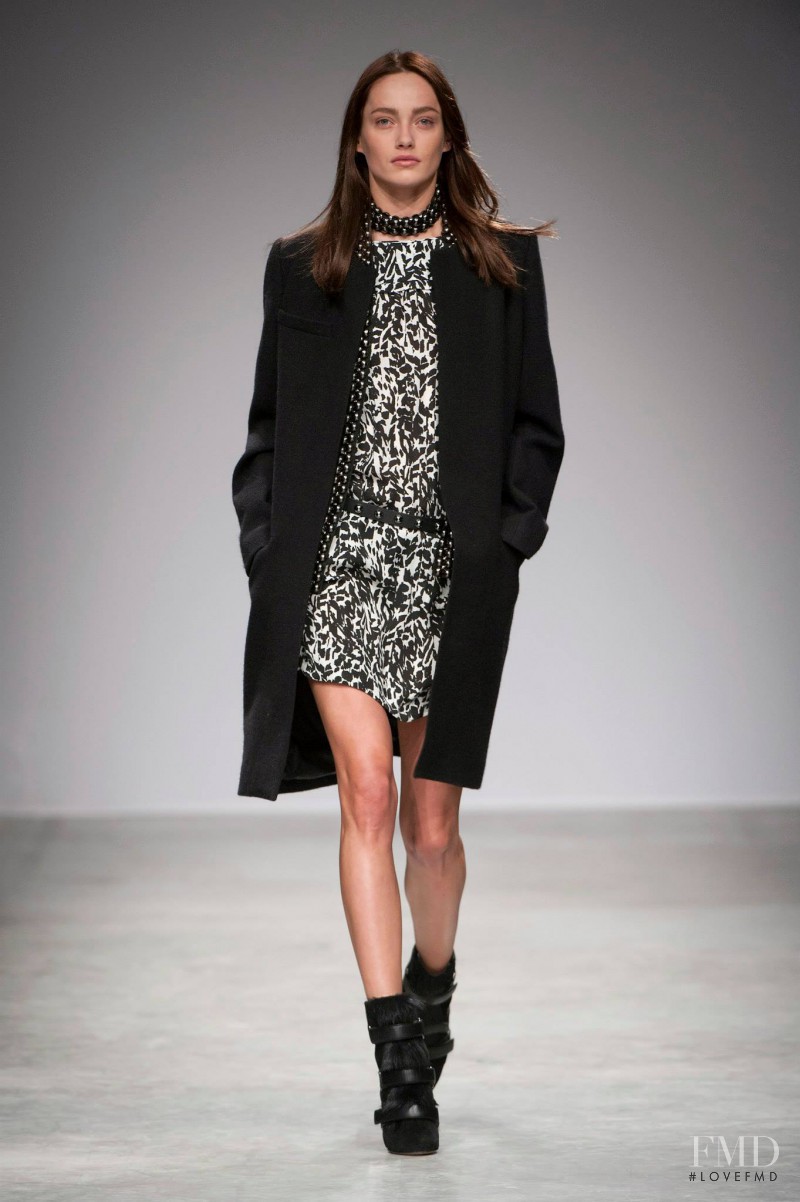 Karmen Pedaru featured in  the Isabel Marant fashion show for Autumn/Winter 2013