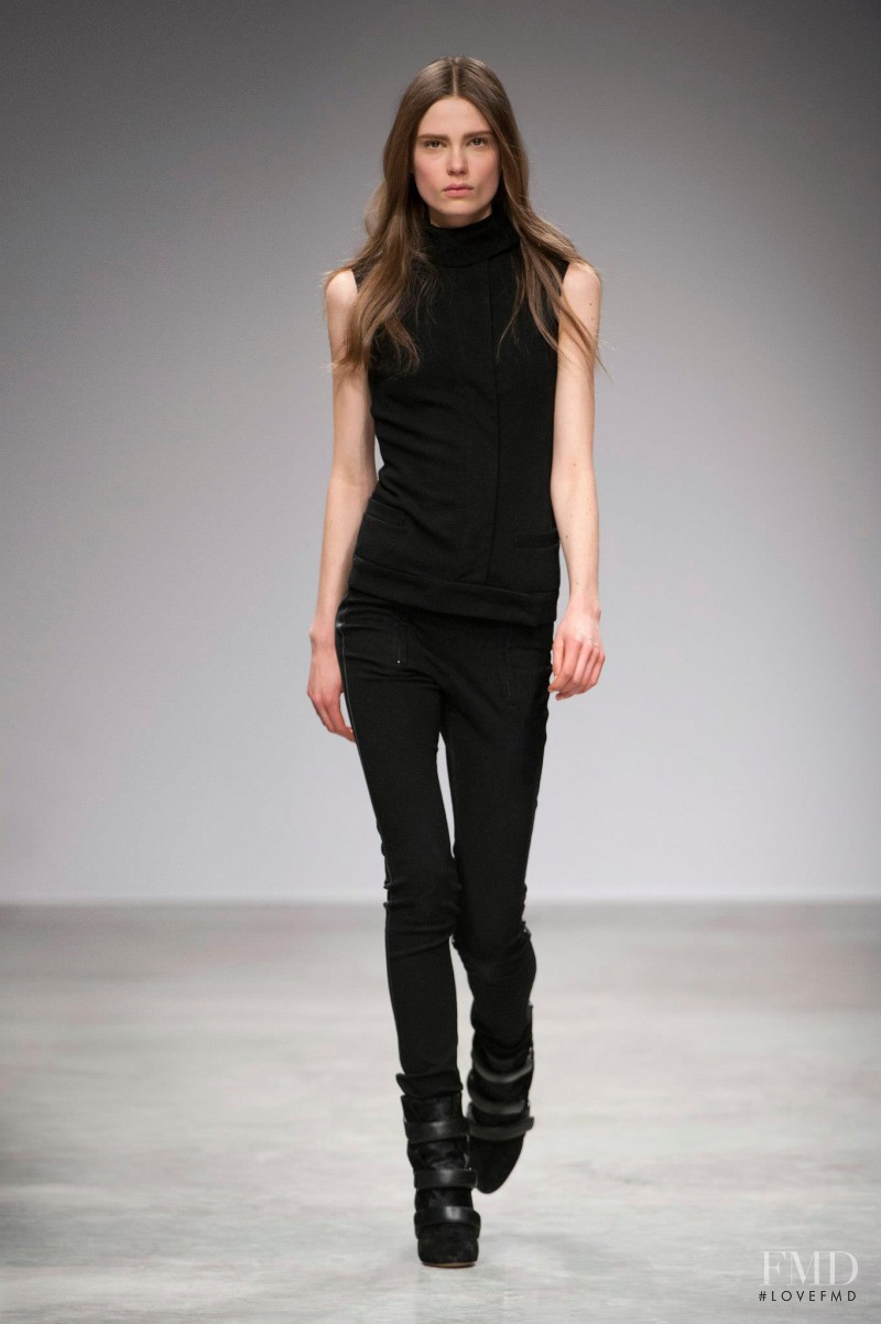 Caroline Brasch Nielsen featured in  the Isabel Marant fashion show for Autumn/Winter 2013