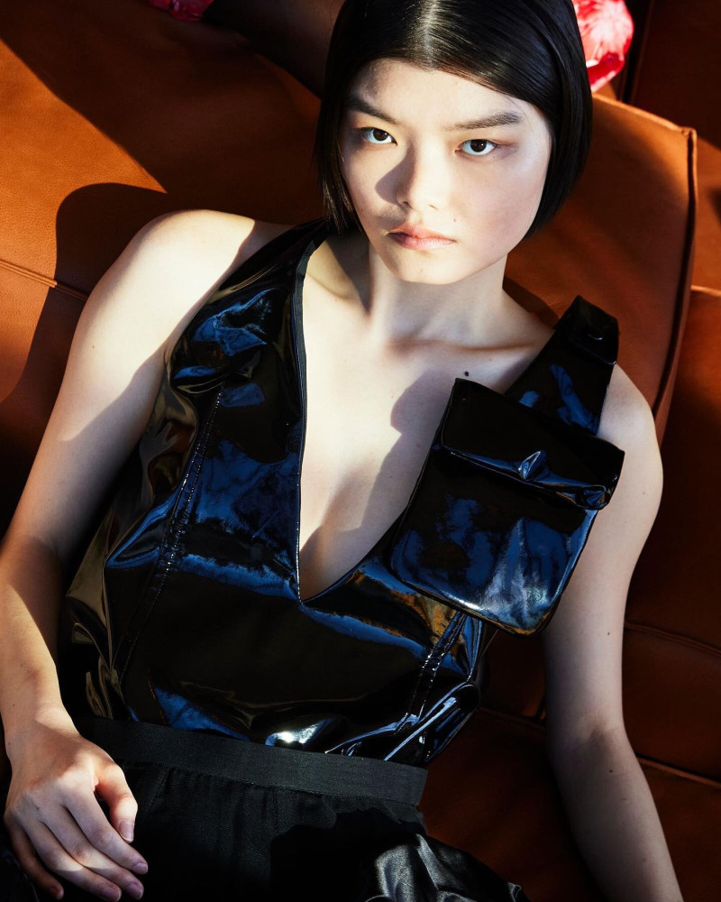 Ka Wai featured in  the Toga Virilis advertisement for Spring/Summer 2023