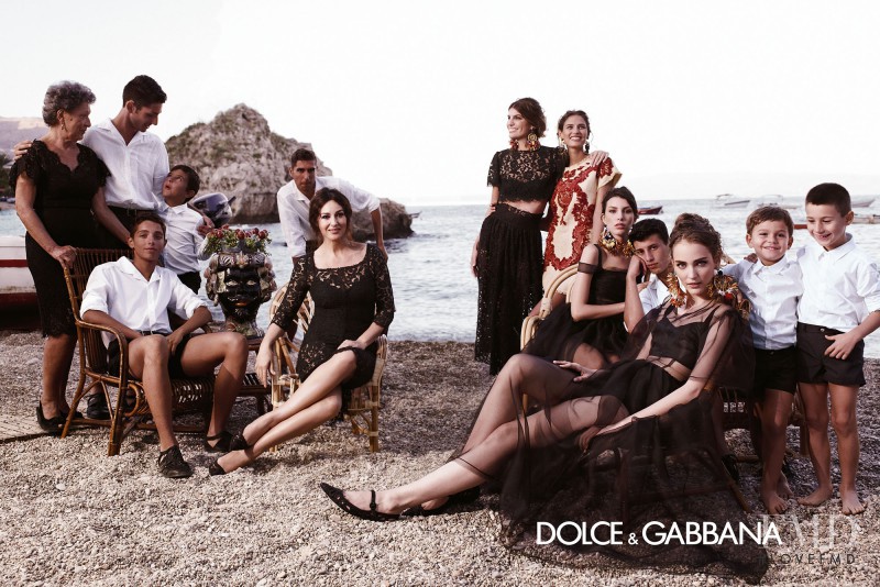 Bianca Balti featured in  the Dolce & Gabbana advertisement for Spring/Summer 2013