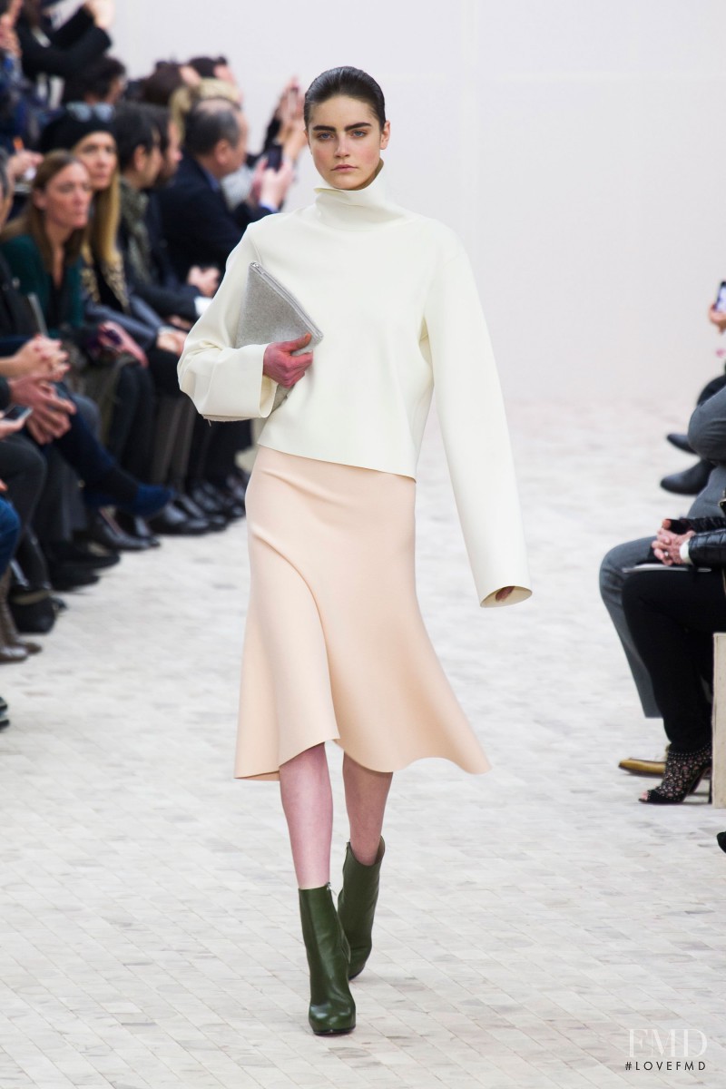 Daphne Velghe featured in  the Celine fashion show for Autumn/Winter 2013