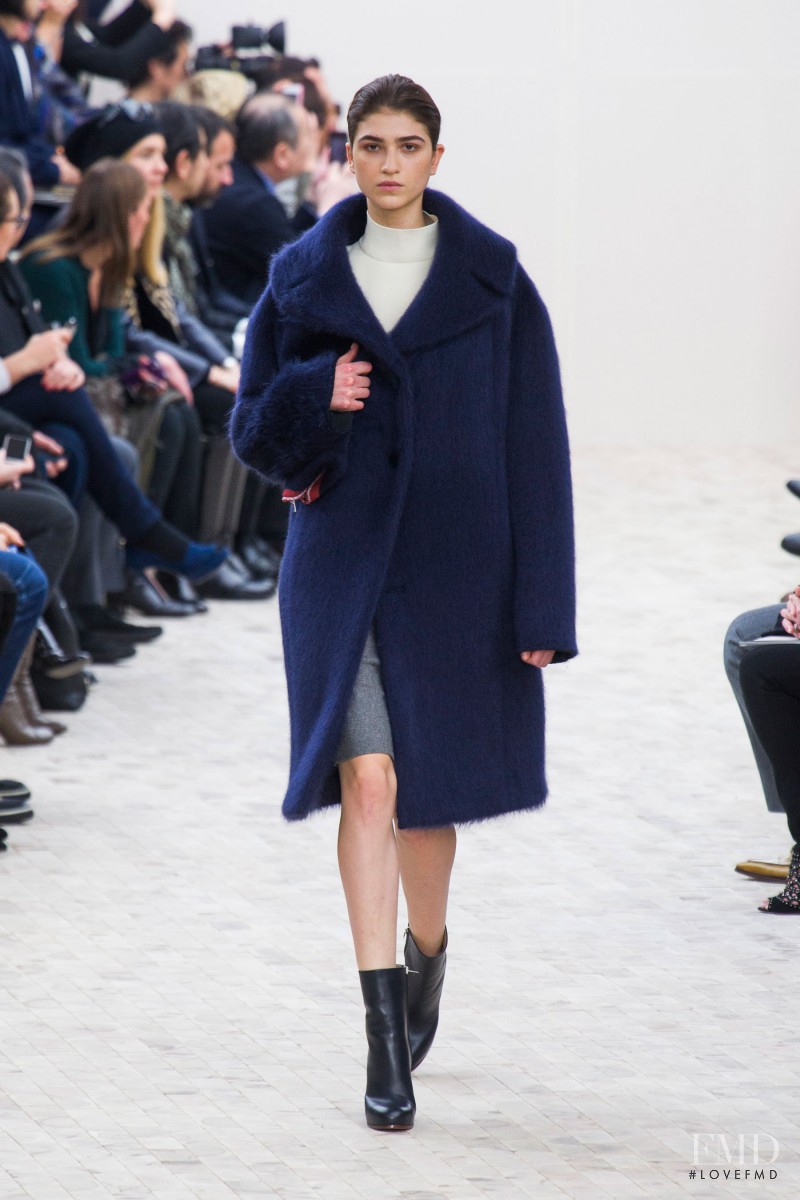Marcele dal Cortivo featured in  the Celine fashion show for Autumn/Winter 2013