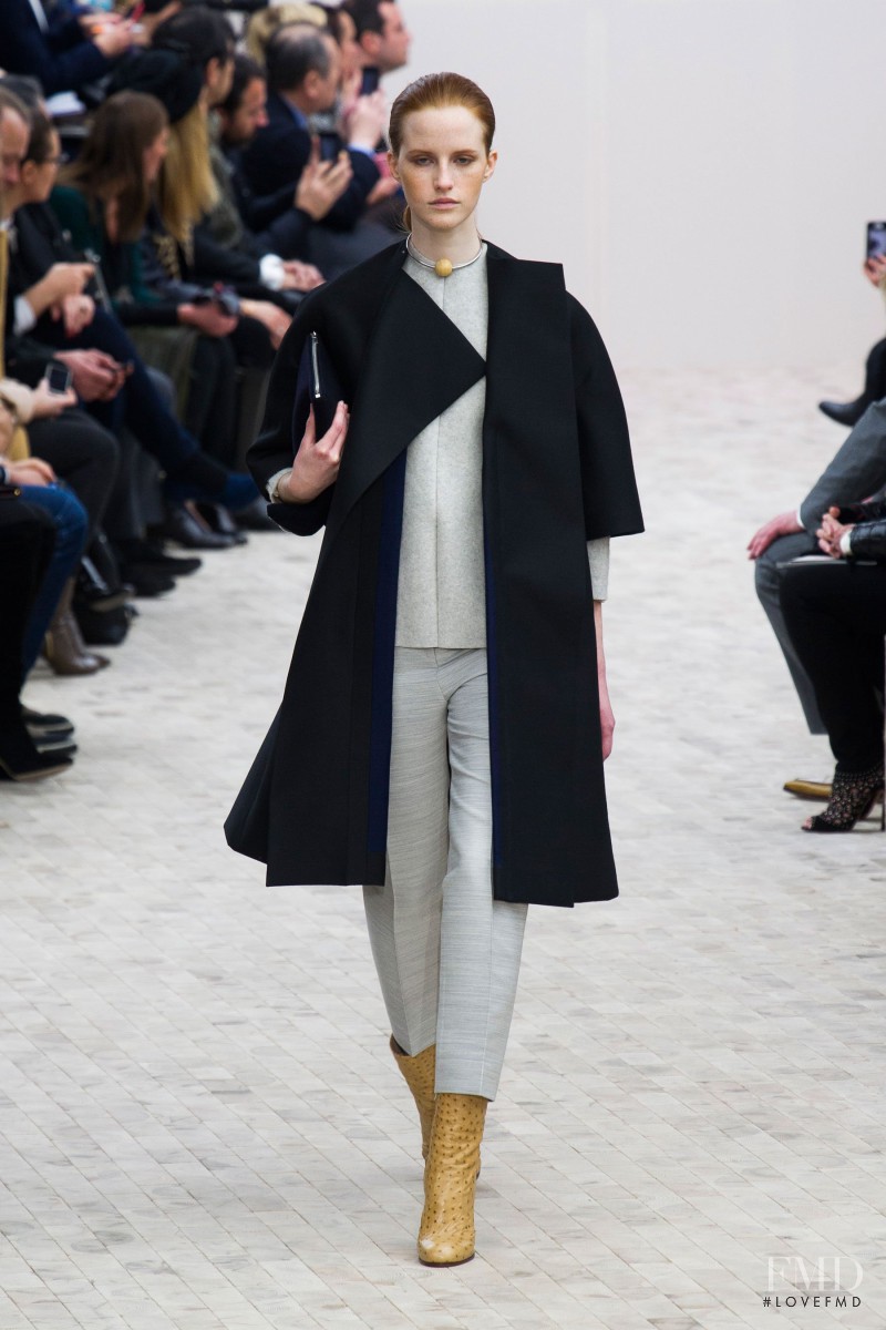 Magdalena Jasek featured in  the Celine fashion show for Autumn/Winter 2013