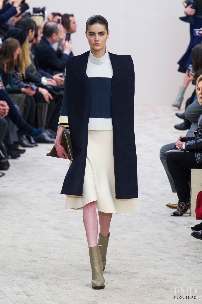 Daphne Velghe featured in  the Celine fashion show for Autumn/Winter 2013