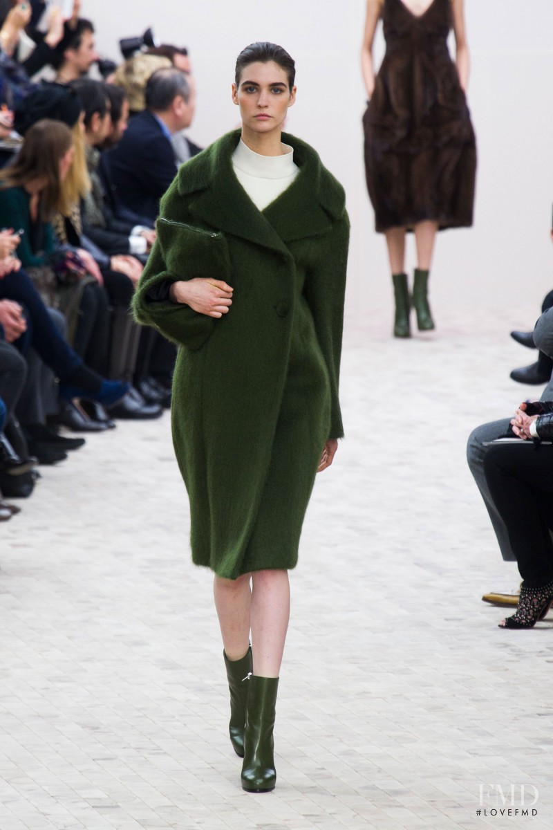 Manon Leloup featured in  the Celine fashion show for Autumn/Winter 2013