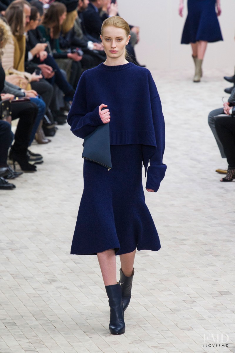 Stephanie Hall featured in  the Celine fashion show for Autumn/Winter 2013