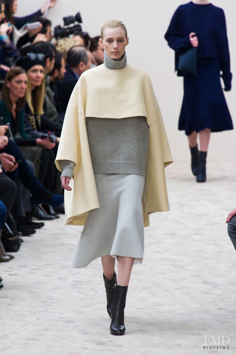 Julia Nobis featured in  the Celine fashion show for Autumn/Winter 2013