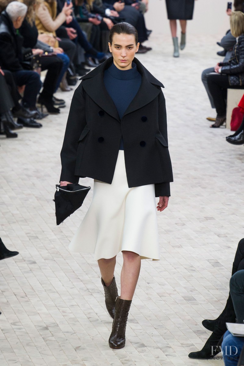 Mijo Mihaljcic featured in  the Celine fashion show for Autumn/Winter 2013