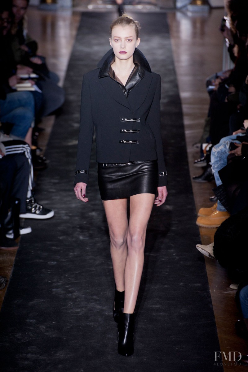Sigrid Agren featured in  the Anthony Vaccarello fashion show for Autumn/Winter 2013