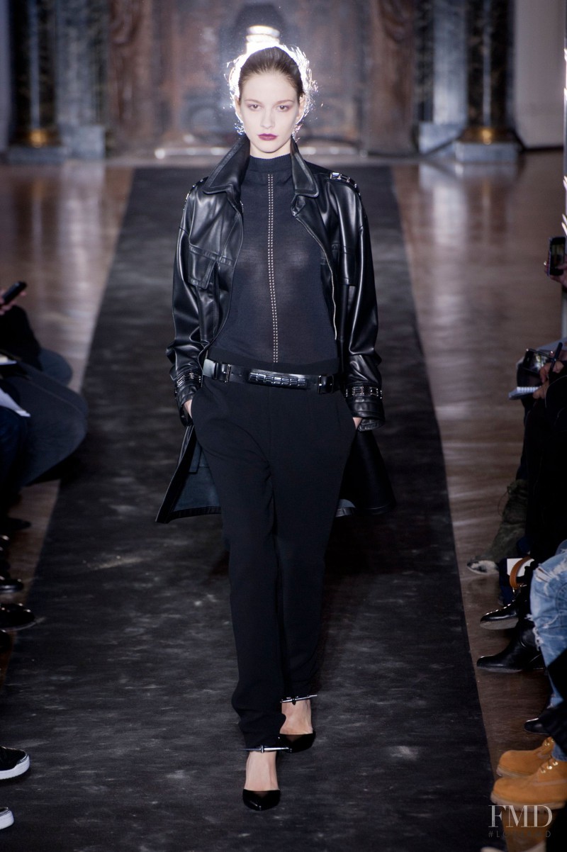 Roberta Cardenio featured in  the Anthony Vaccarello fashion show for Autumn/Winter 2013