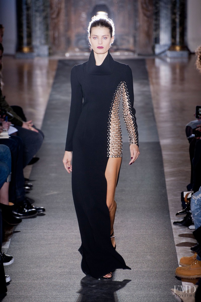 Isabeli Fontana featured in  the Anthony Vaccarello fashion show for Autumn/Winter 2013
