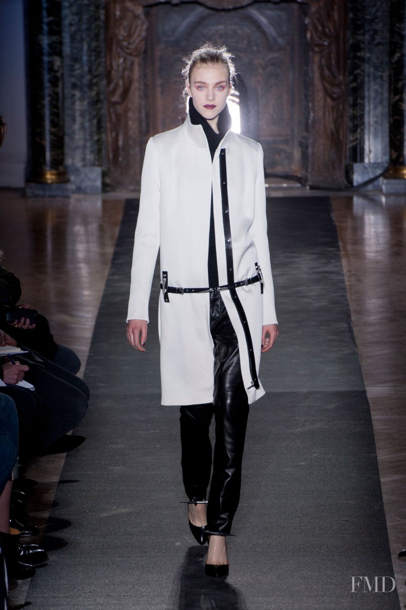Hedvig Palm featured in  the Anthony Vaccarello fashion show for Autumn/Winter 2013