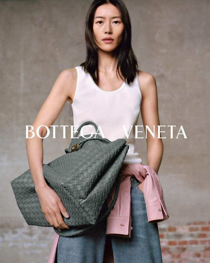Liu Wen featured in  the Bottega Veneta advertisement for Autumn/Winter 2023