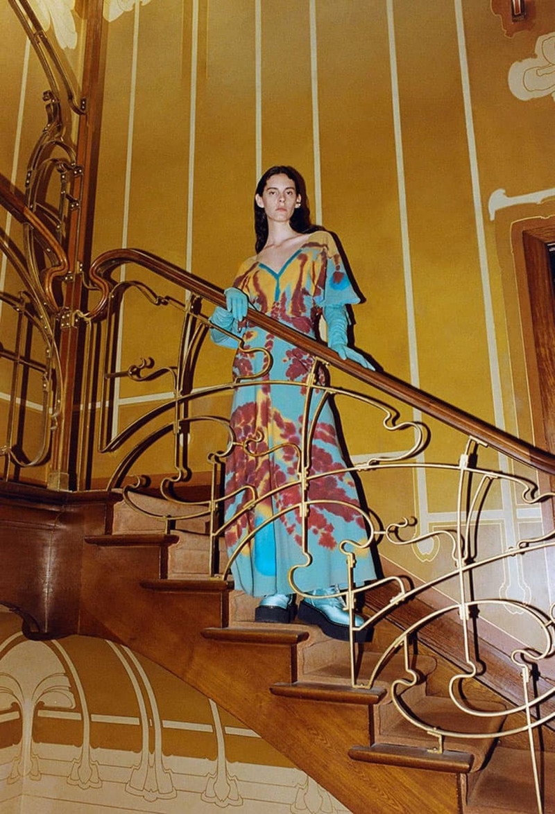 Cyrielle Lalande featured in  the Altuzarra advertisement for Autumn/Winter 2023