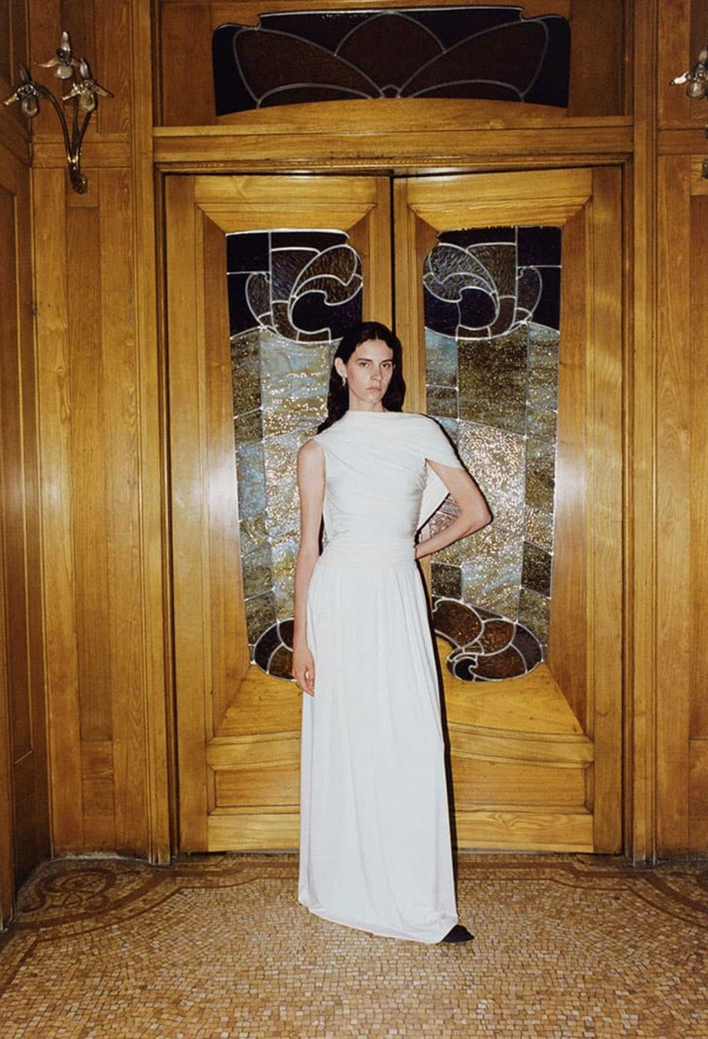 Cyrielle Lalande featured in  the Altuzarra advertisement for Autumn/Winter 2023