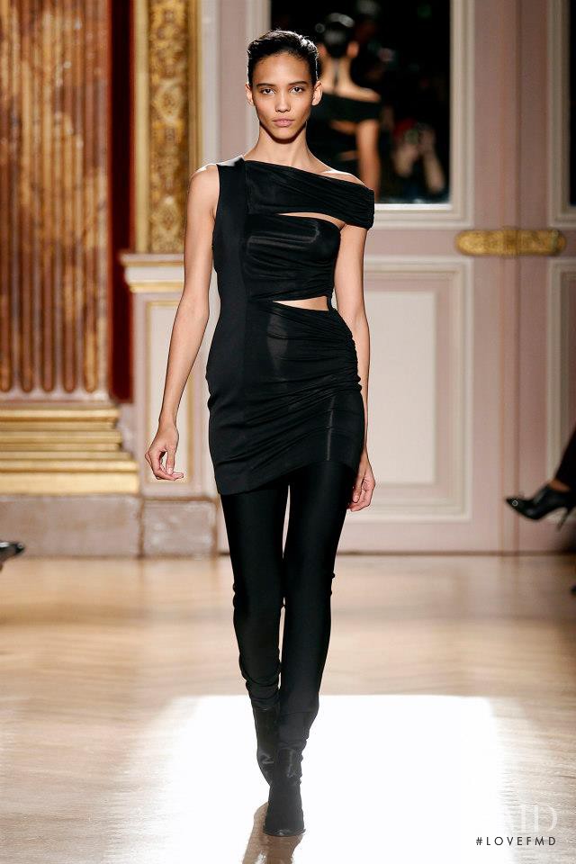 Cora Emmanuel featured in  the Barbara Bui fashion show for Autumn/Winter 2013