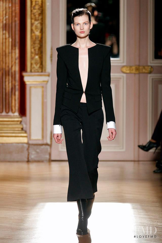 Bette Franke featured in  the Barbara Bui fashion show for Autumn/Winter 2013