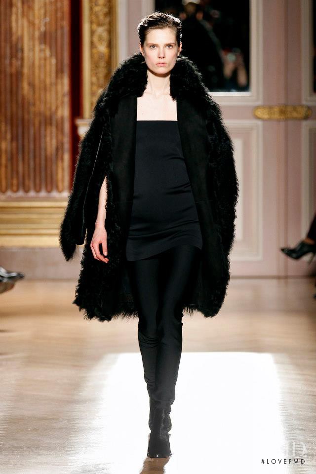 Caroline Brasch Nielsen featured in  the Barbara Bui fashion show for Autumn/Winter 2013