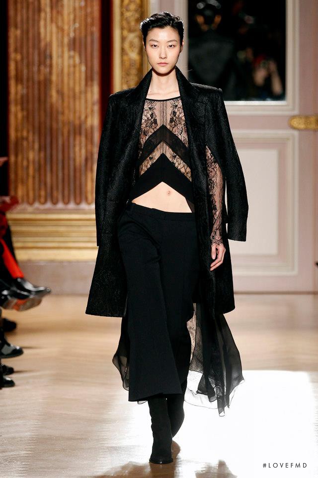 Ji Hye Park featured in  the Barbara Bui fashion show for Autumn/Winter 2013