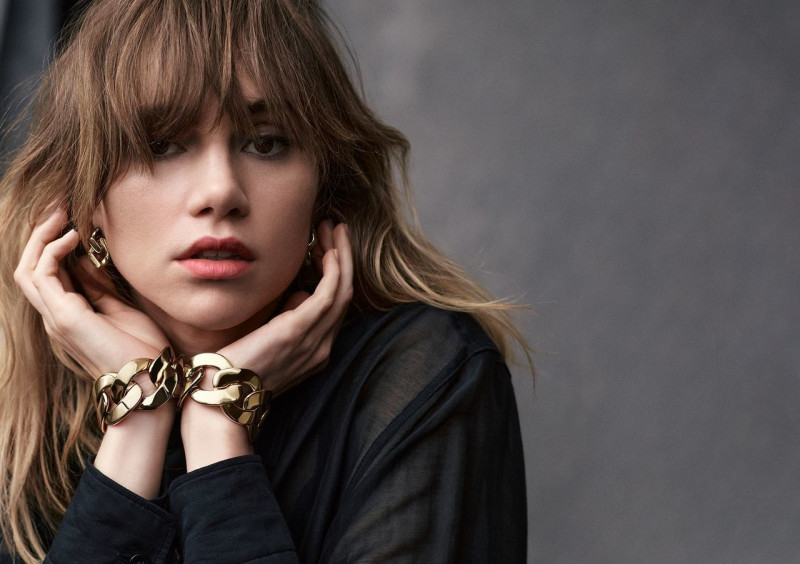 Suki Alice Waterhouse featured in  the Boss by Hugo Boss advertisement for Autumn/Winter 2023