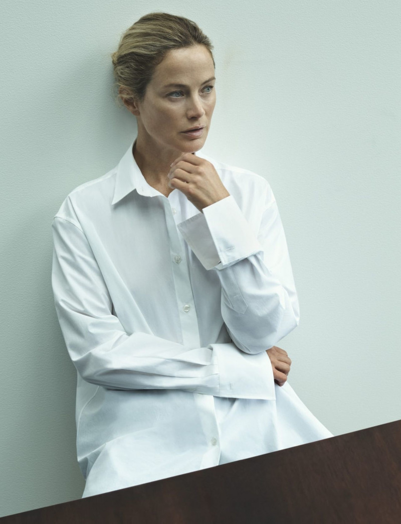 Carolyn Murphy featured in  the Another Tomorrow The Foundation advertisement for Autumn/Winter 2023