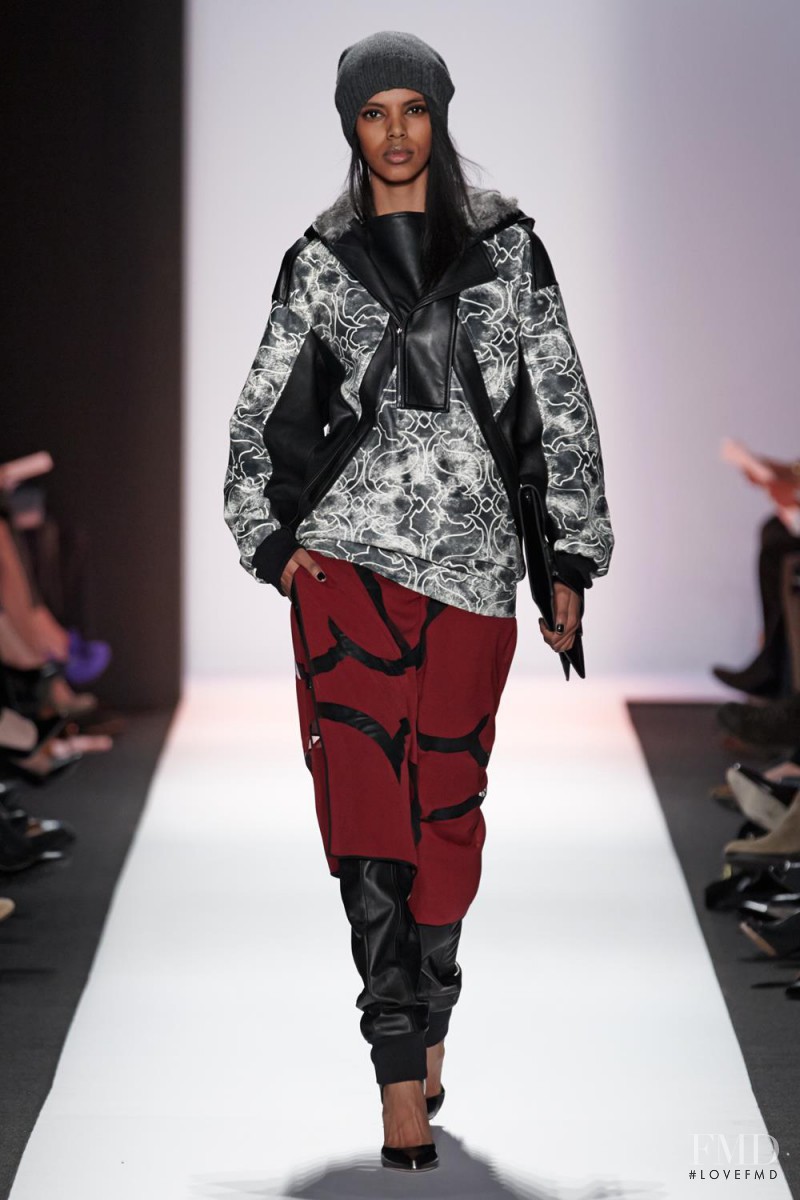Grace Mahary featured in  the BCBG By Max Azria fashion show for Autumn/Winter 2013