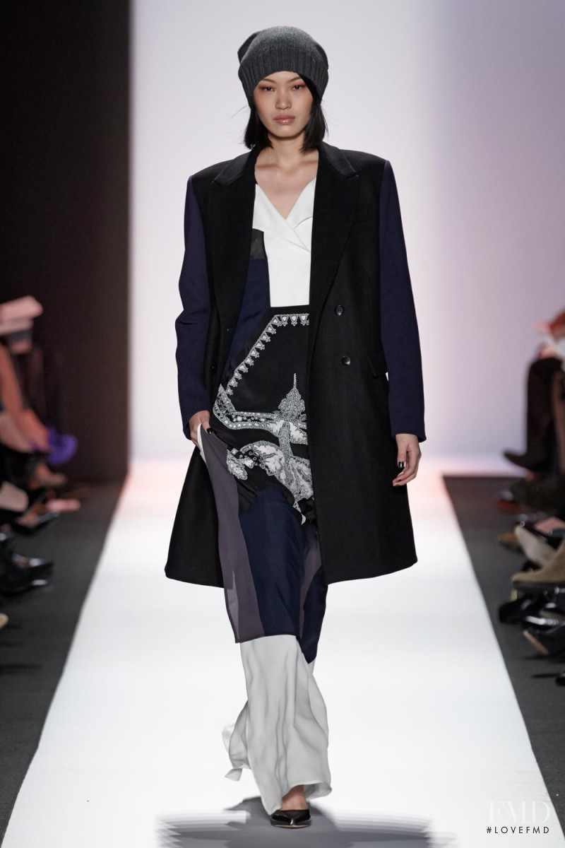 Chiharu Okunugi featured in  the BCBG By Max Azria fashion show for Autumn/Winter 2013