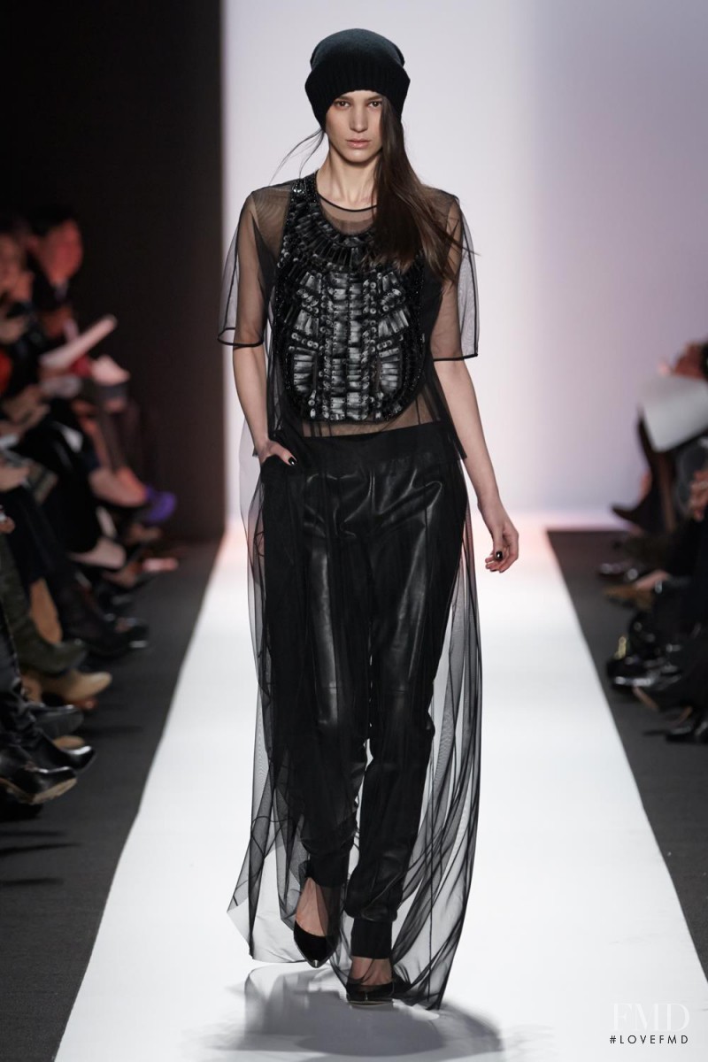 Mijo Mihaljcic featured in  the BCBG By Max Azria fashion show for Autumn/Winter 2013