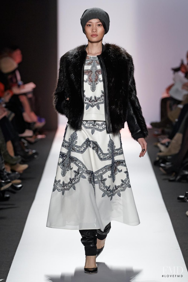 Meng Huang featured in  the BCBG By Max Azria fashion show for Autumn/Winter 2013