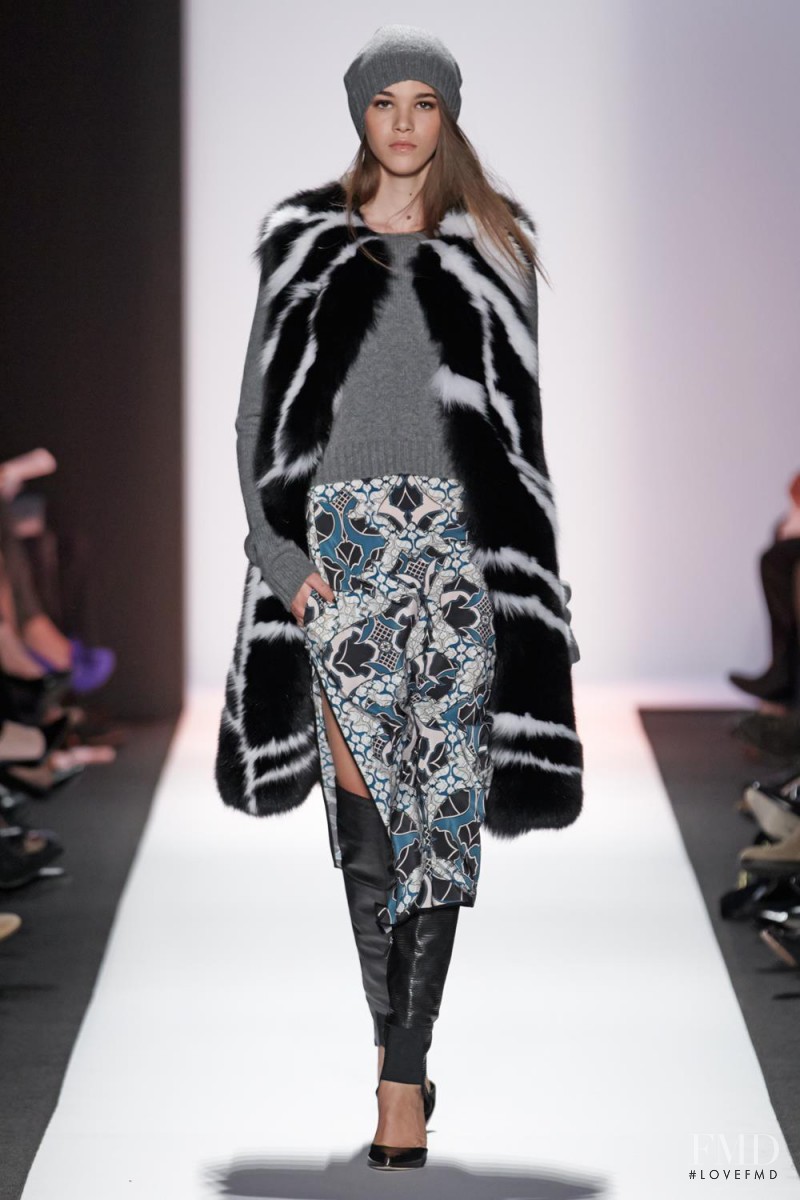 Pauline Hoarau featured in  the BCBG By Max Azria fashion show for Autumn/Winter 2013