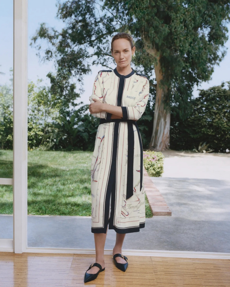 Amber Valletta featured in  the Tommy Hilfiger advertisement for Autumn/Winter 2023