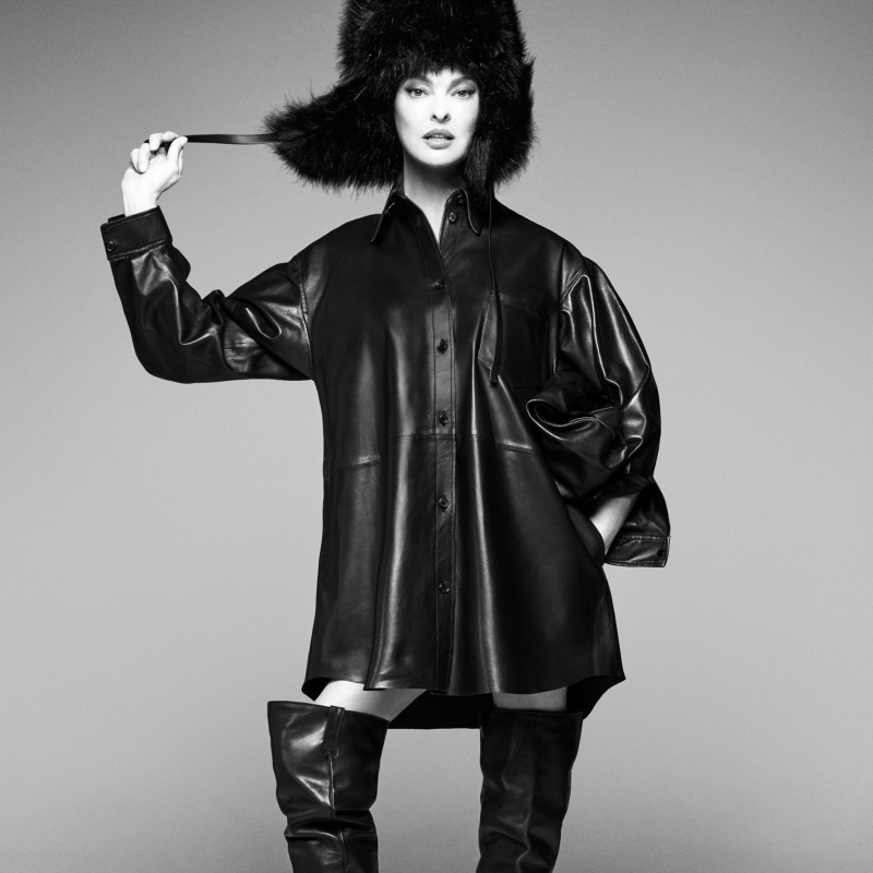 Linda Evangelista featured in  the Zara Zara x Steven Meisel 2023 Campaign advertisement for Summer 2023