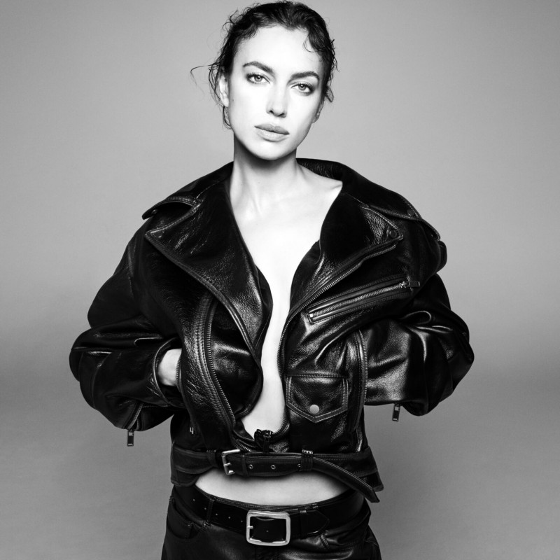 Irina Shayk featured in  the Zara Zara x Steven Meisel 2023 Campaign advertisement for Summer 2023