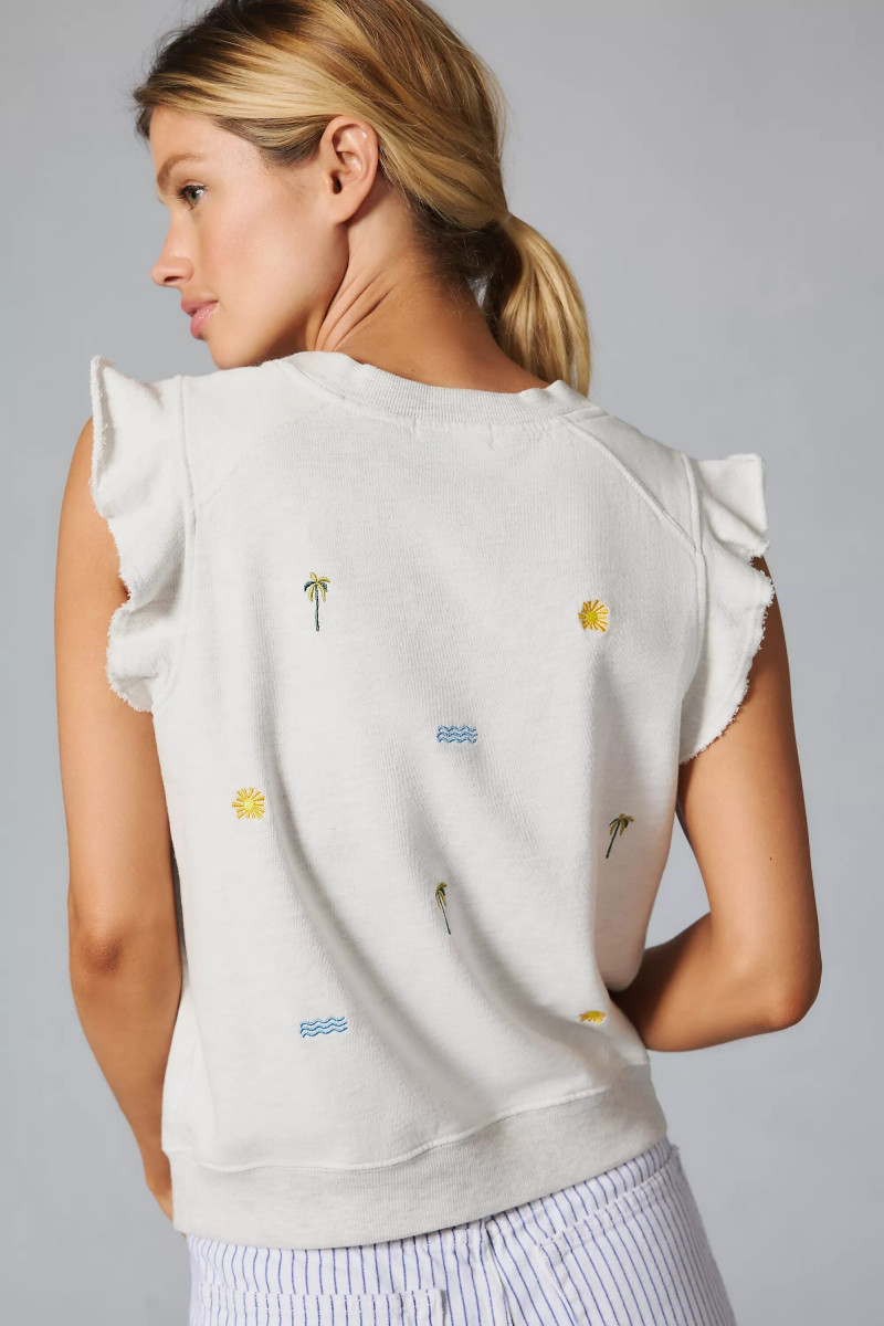 Maggie Rawlins featured in  the Anthropologie catalogue for Spring/Summer 2023