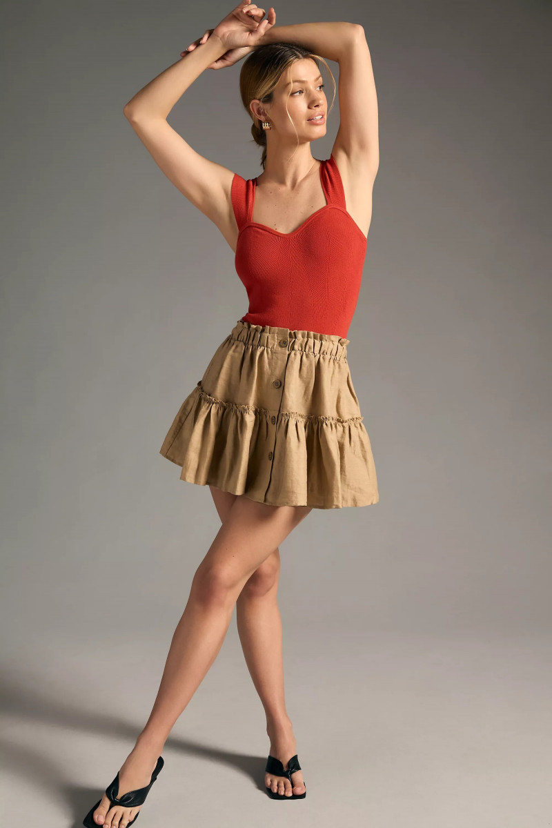Maggie Rawlins featured in  the Anthropologie catalogue for Spring/Summer 2023