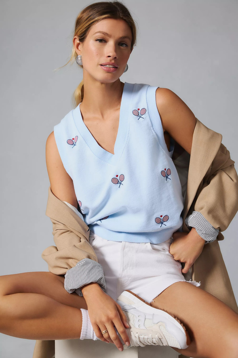 Maggie Rawlins featured in  the Anthropologie catalogue for Spring/Summer 2023