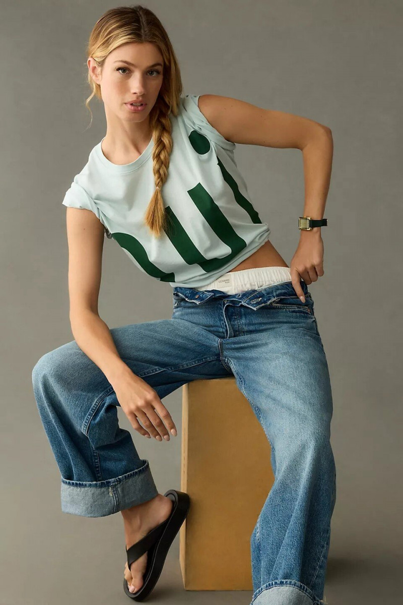 Maggie Rawlins featured in  the Anthropologie catalogue for Spring/Summer 2023