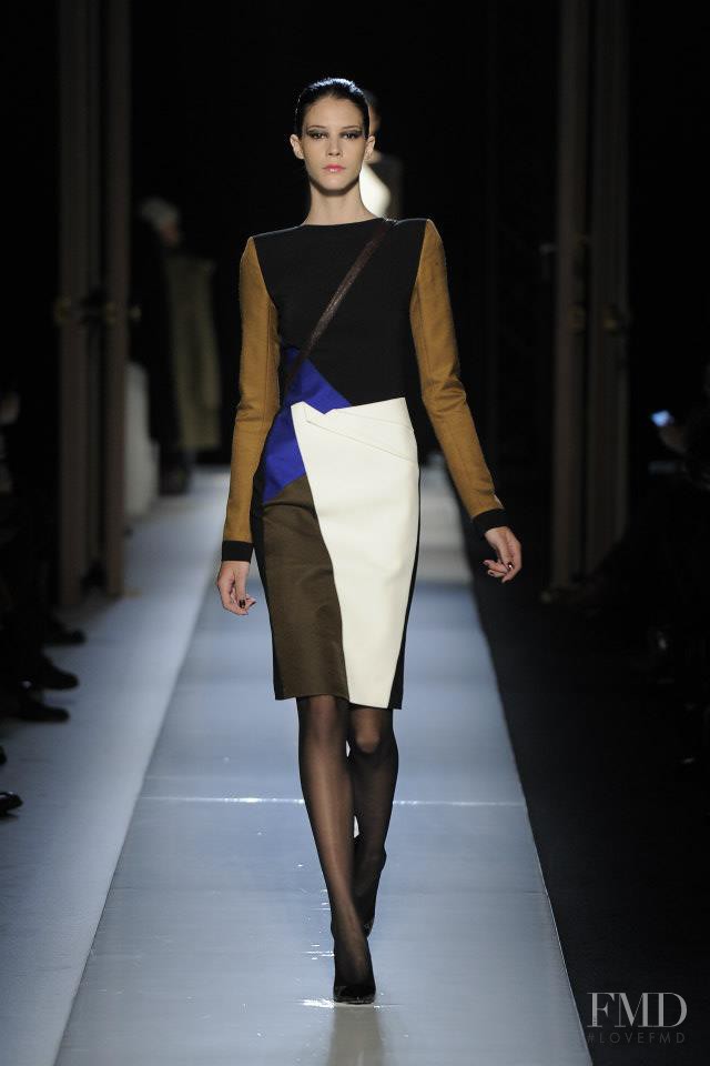 Carla Ciffoni featured in  the Roland Mouret fashion show for Autumn/Winter 2013