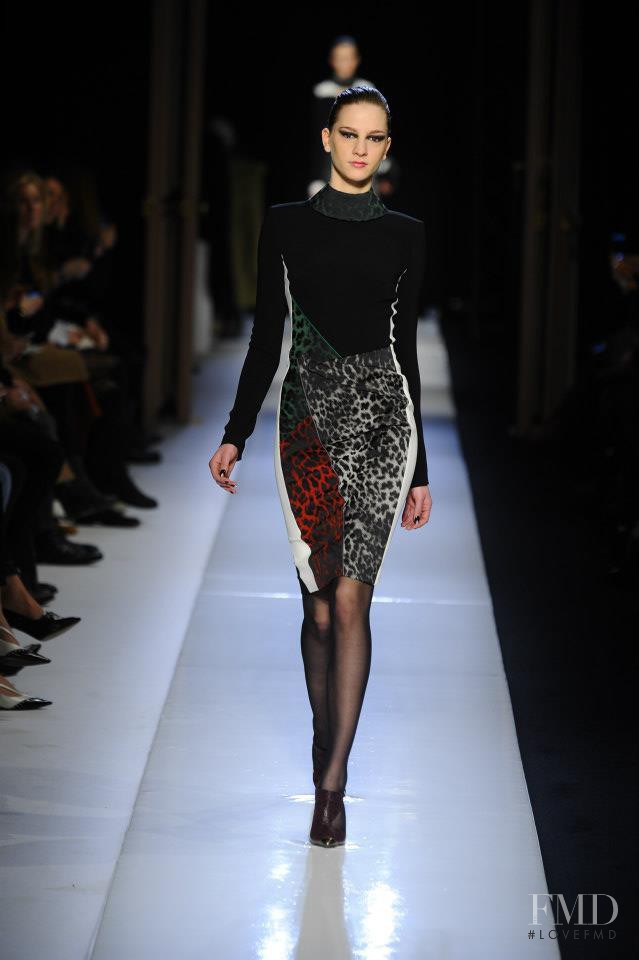 Rosanna Georgiou featured in  the Roland Mouret fashion show for Autumn/Winter 2013