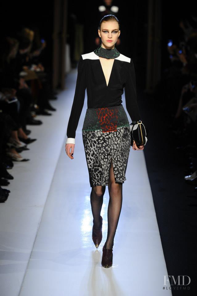 Hedvig Palm featured in  the Roland Mouret fashion show for Autumn/Winter 2013