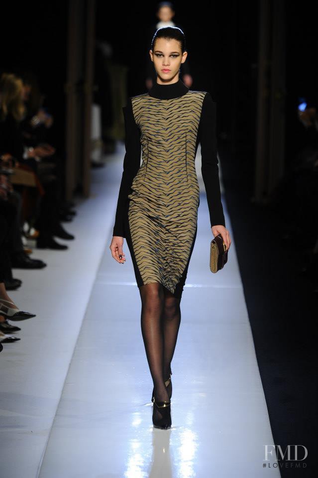 Pauline Hoarau featured in  the Roland Mouret fashion show for Autumn/Winter 2013