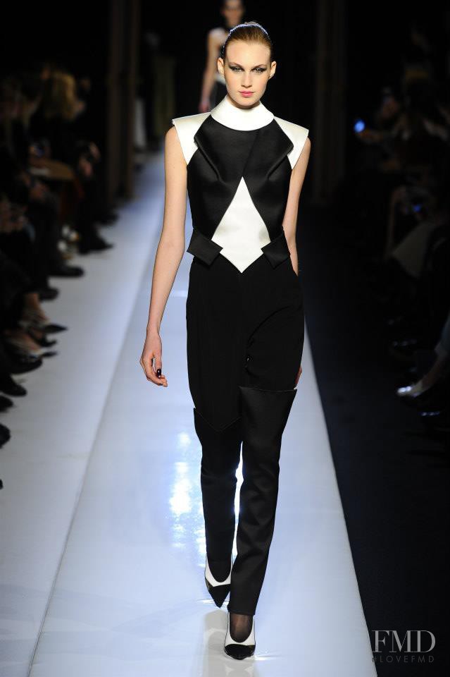 Dauphine McKee featured in  the Roland Mouret fashion show for Autumn/Winter 2013