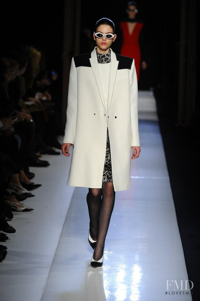 Kate Bogucharskaia featured in  the Roland Mouret fashion show for Autumn/Winter 2013